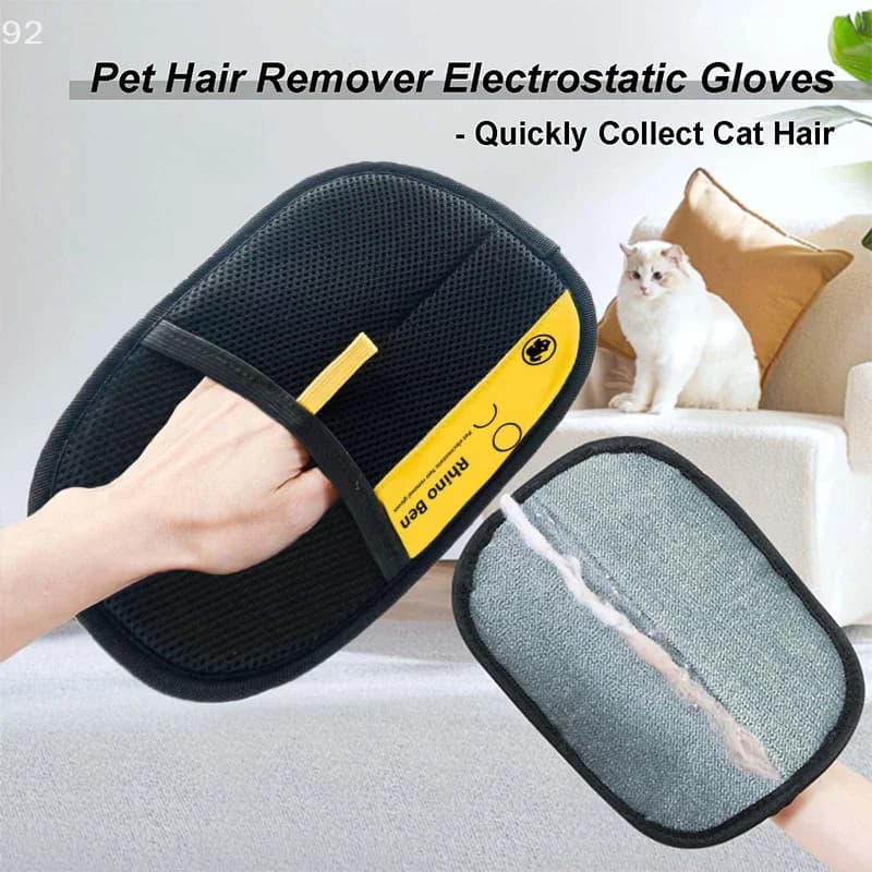 2025 Modern Electrostatic Gloves, Pet Hair Removal Tool for Cats & Dogs thumbnail 2